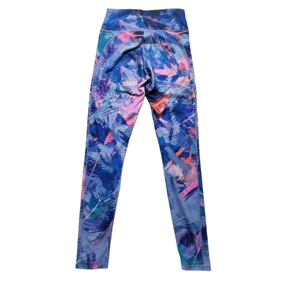 Fabletics Leggings Size XS Multi Color Abstract Geometric Size Tie Dye - Picture 5 of 10